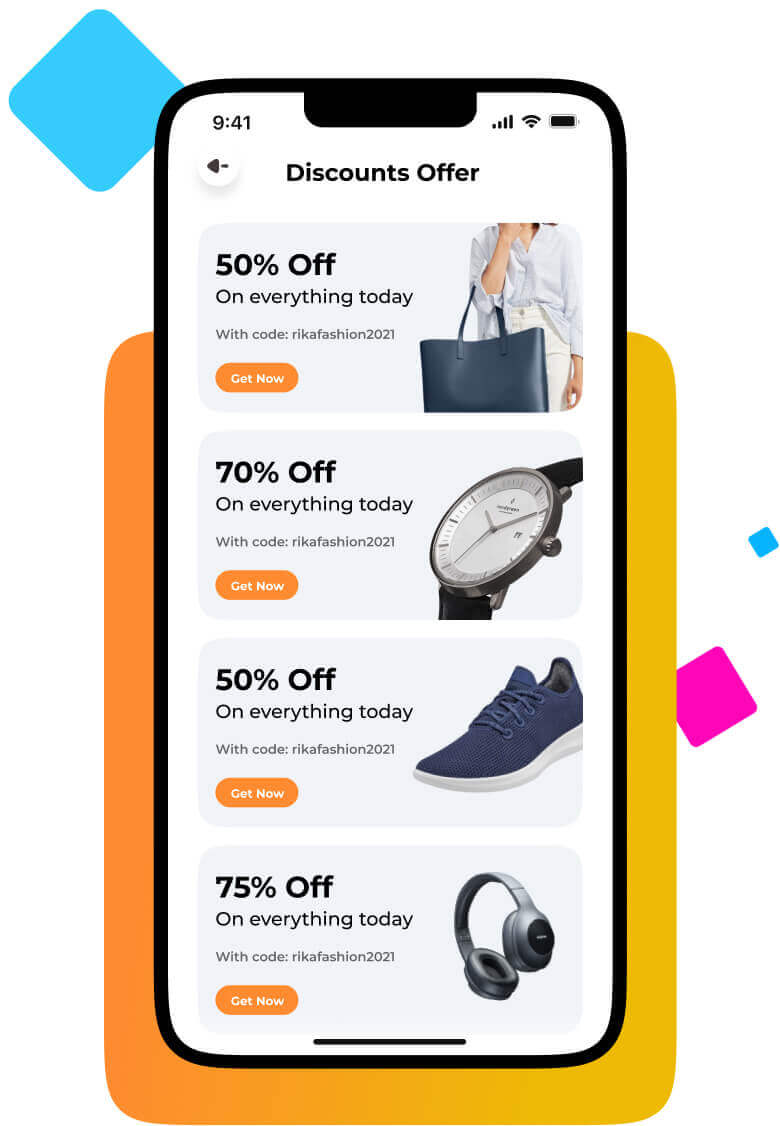 Promotions & Discounts Services For Ecommerce app