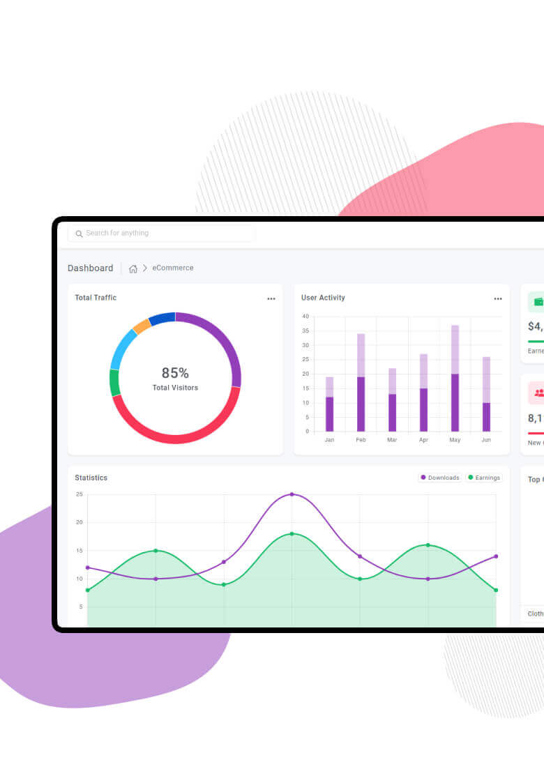 Reports & Analytics Services For Ecommerce app